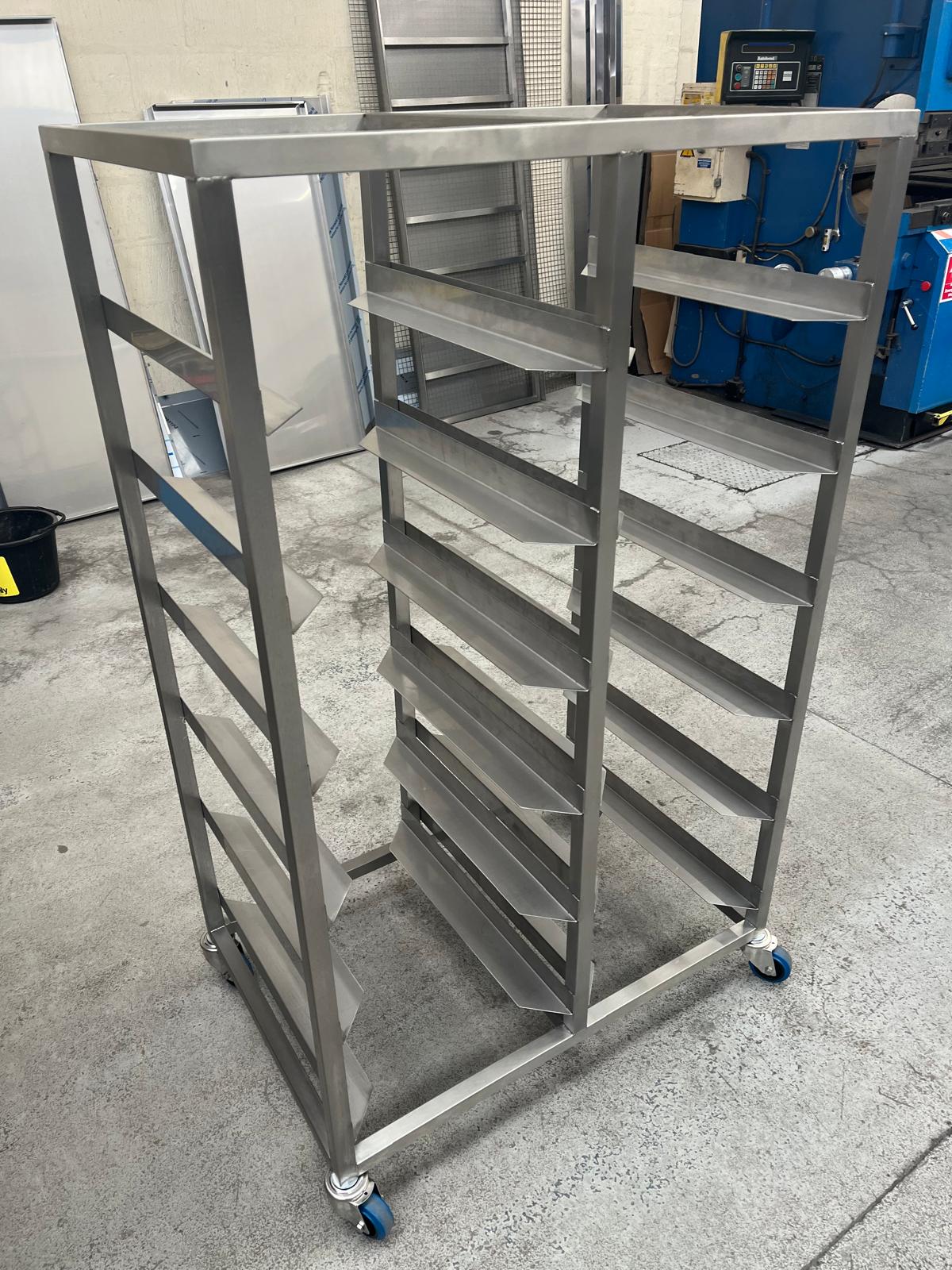 Mobile racks and trolleys